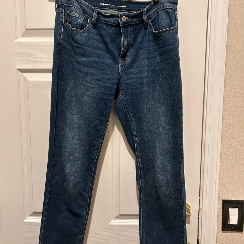 Old Navy Blue Straight Jeans Classic Style